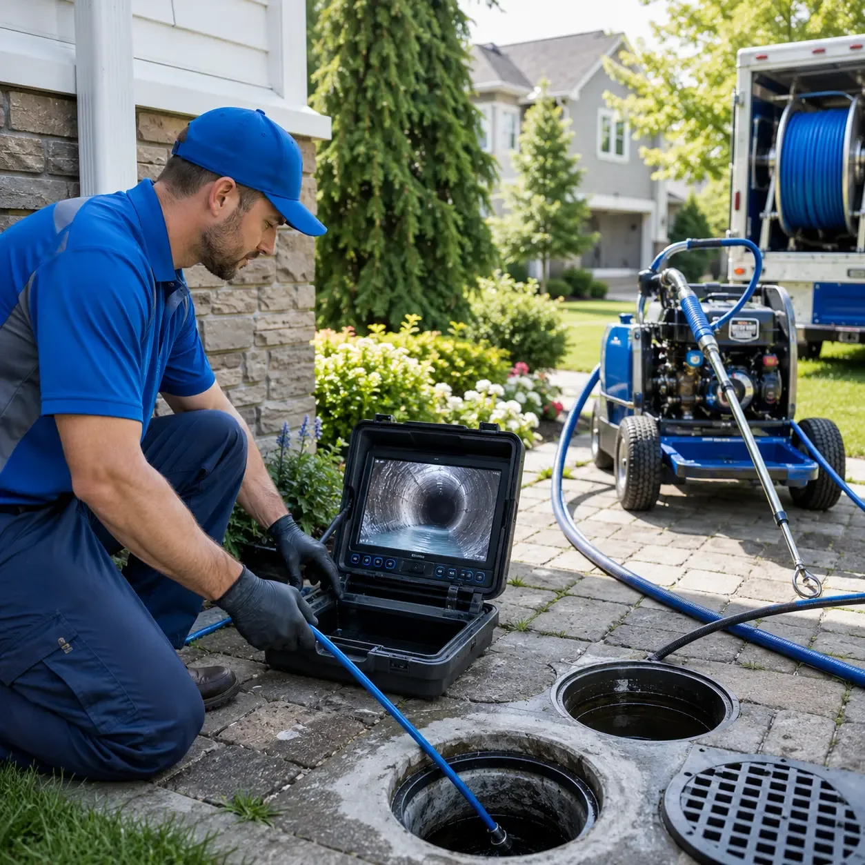 Outdoor drain cleaning professionals serving Poland, ME